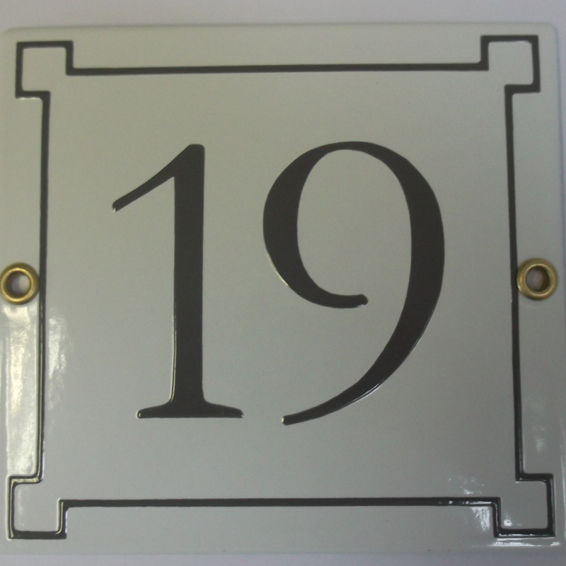 Huisnummer Helmond Brandevoort 12x13,2 cm 